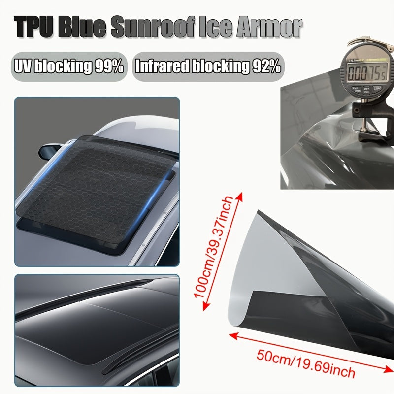 Universal TPU Car Sunroof Shade Heat Insulation Explosion-Proof Solar Protection