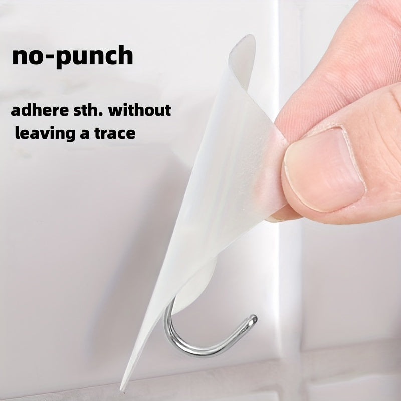 10/20/30 шт. прозрачных клеевых крючков для ванной, не требующих гвоздей. Многофункциональные и прочные утилитарные крючки.