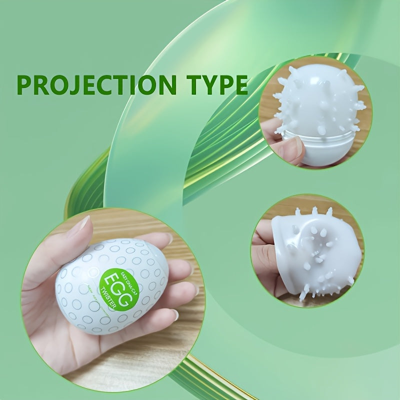 Men soft flexible pocket masturbator egg for male pleasure