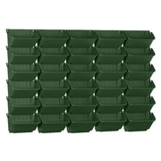 30 dona devorga o'rnatiladigan gul idishlari ichki va tashqi foydalanish uchun vertikal qavatli plastik o'simliklar uchun tutqichlar