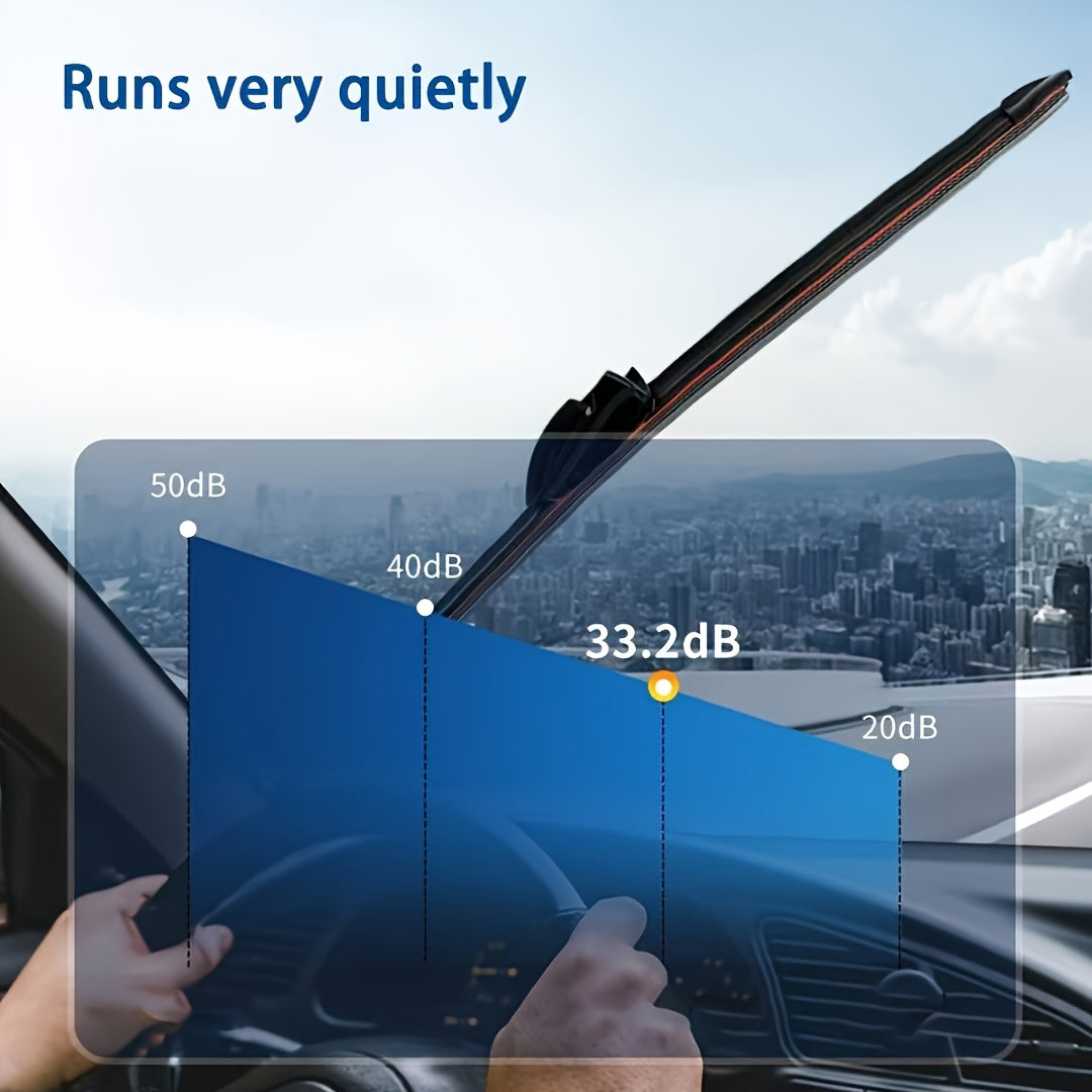 Limpiador universal de goma para escobillas, tamaños 35.56-71.12 cm