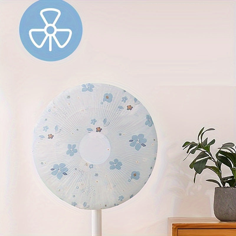 5-Pack Universal Fan Dust Covers for Stand Wall Fans Cartoon Floral Patterns