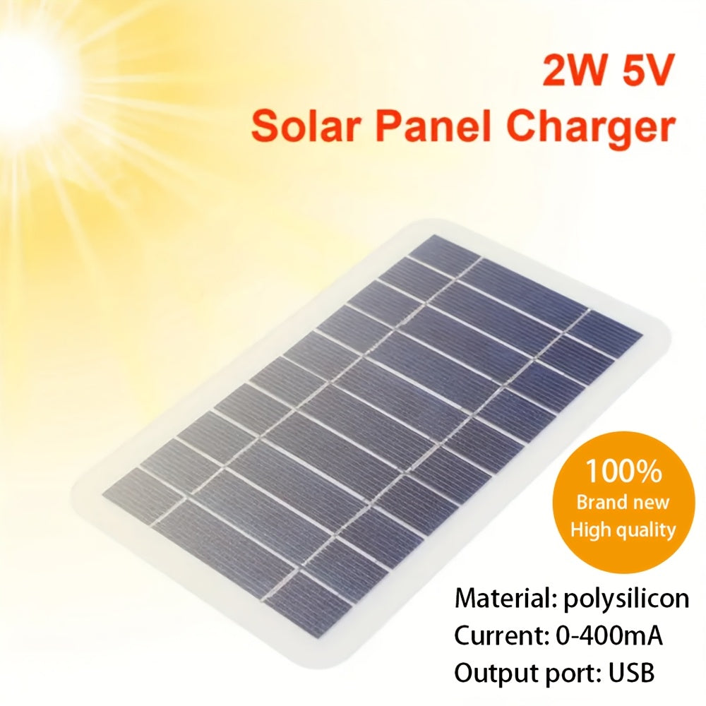 Cargador solar portátil con salida USB para camping y viajes al aire libre incluye cargador de teléfono, linterna y ventilador