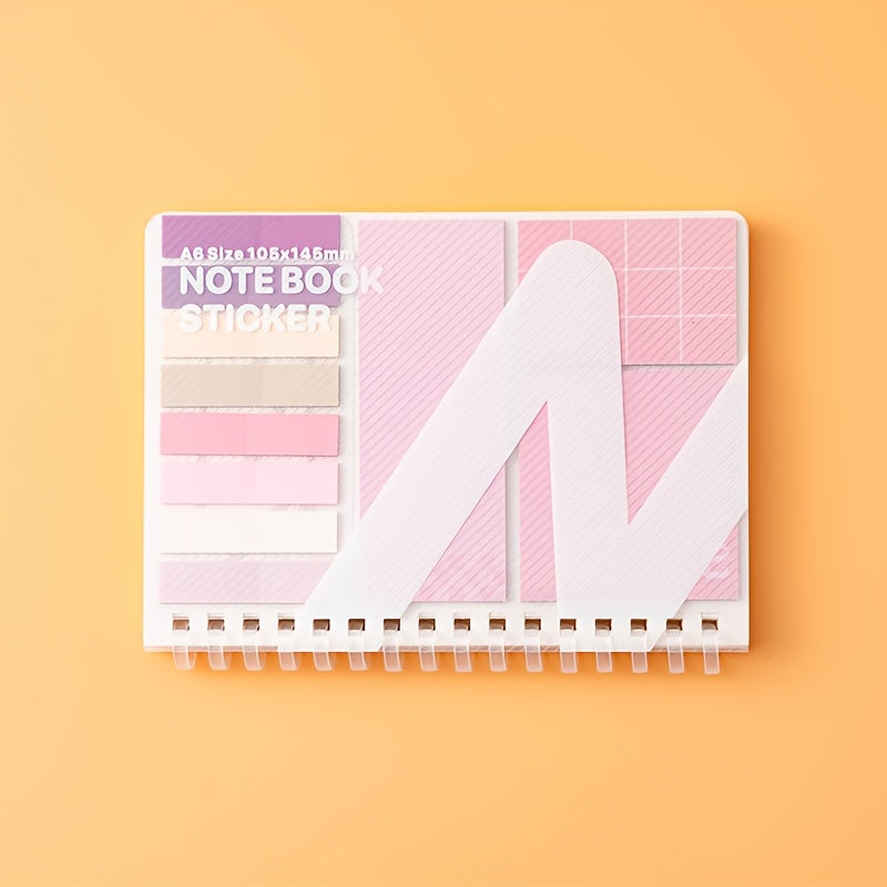 A6 Yumshoq Loop Buckle Notebook sticky notes bilan ofis va o'qish uchun chiroyli dizayn