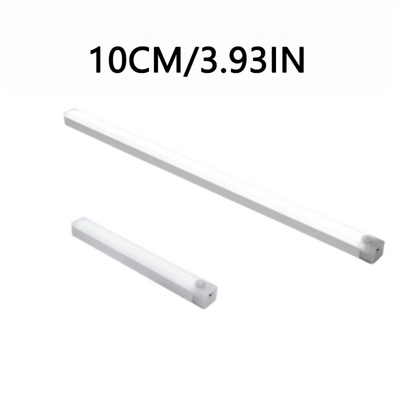 LED Under Cabinet Light with Motion Sensor Dual Color White Warm USB Rechargeable Magnetic Stick-On