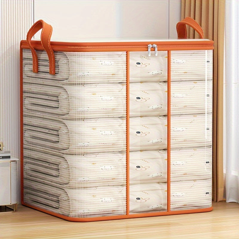 Bolsa de almacenamiento de PVC transparente a prueba de agua y humedad para ropa de dormitorio, mantas y mudanzas