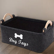 Durable Polyester Storage Box for Pet Toys Laundry and Home Organization