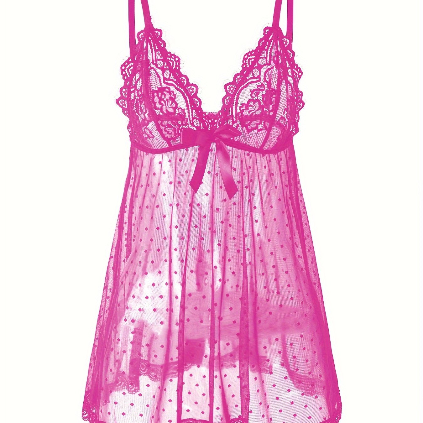 Бюстгальтер-комбинация для полных женщин из кружева и сетки с бантом