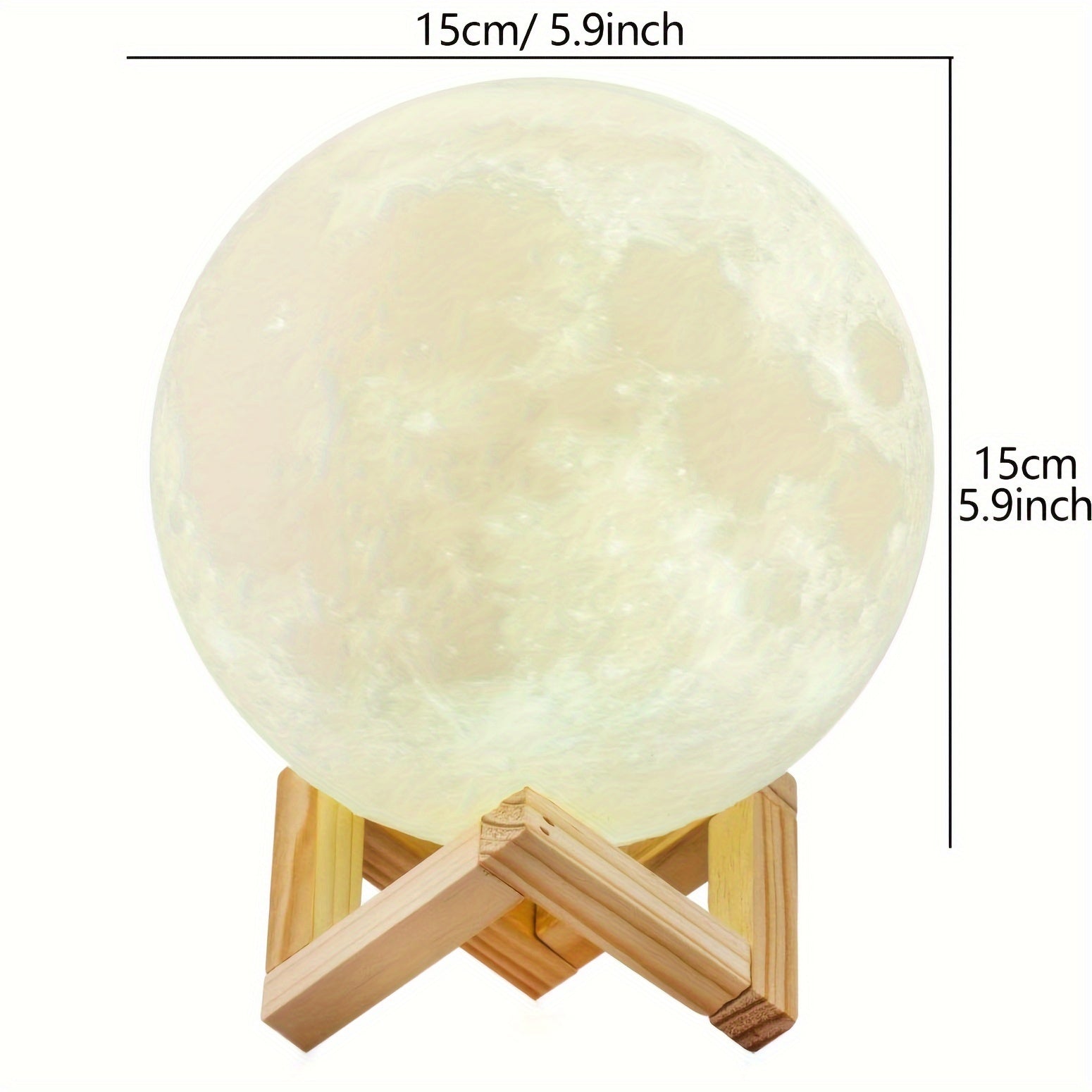 Color Changing Moon Lamp with Touch and Remote Control for Bedroom Decor and Gifts