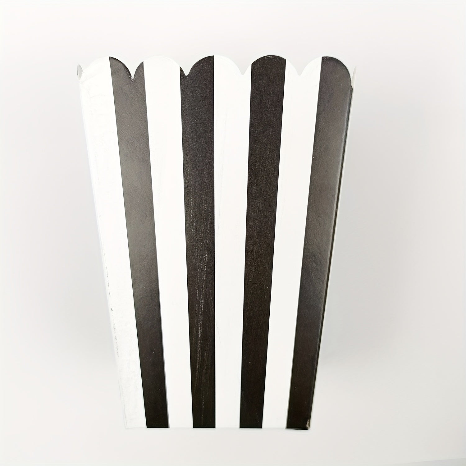 Striped Paper Popcorn Boxes Set of 12 for Parties and Snacks