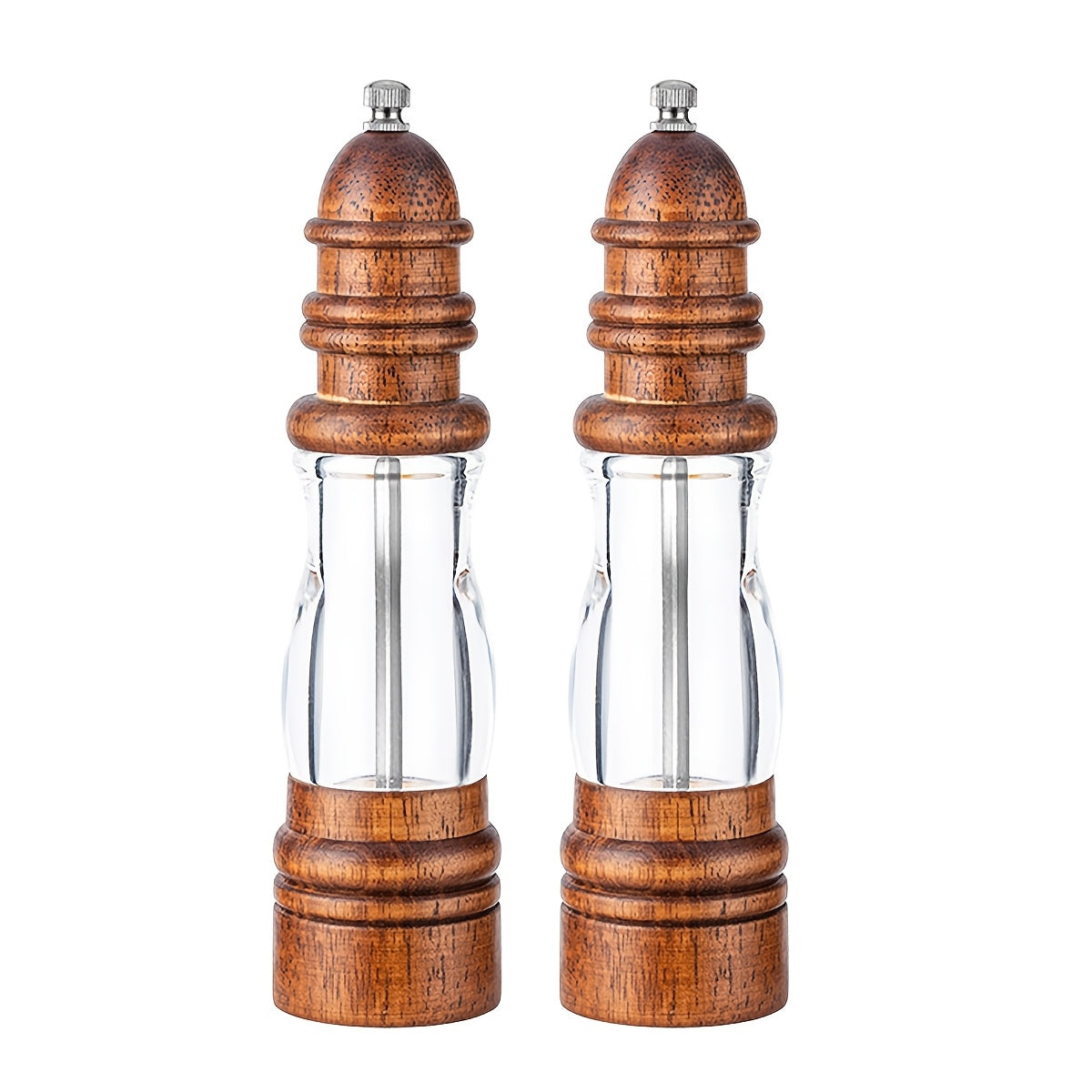 Premium Wooden Pepper Grinder for Home and Restaurant Black Pepper Salt Sea Salt