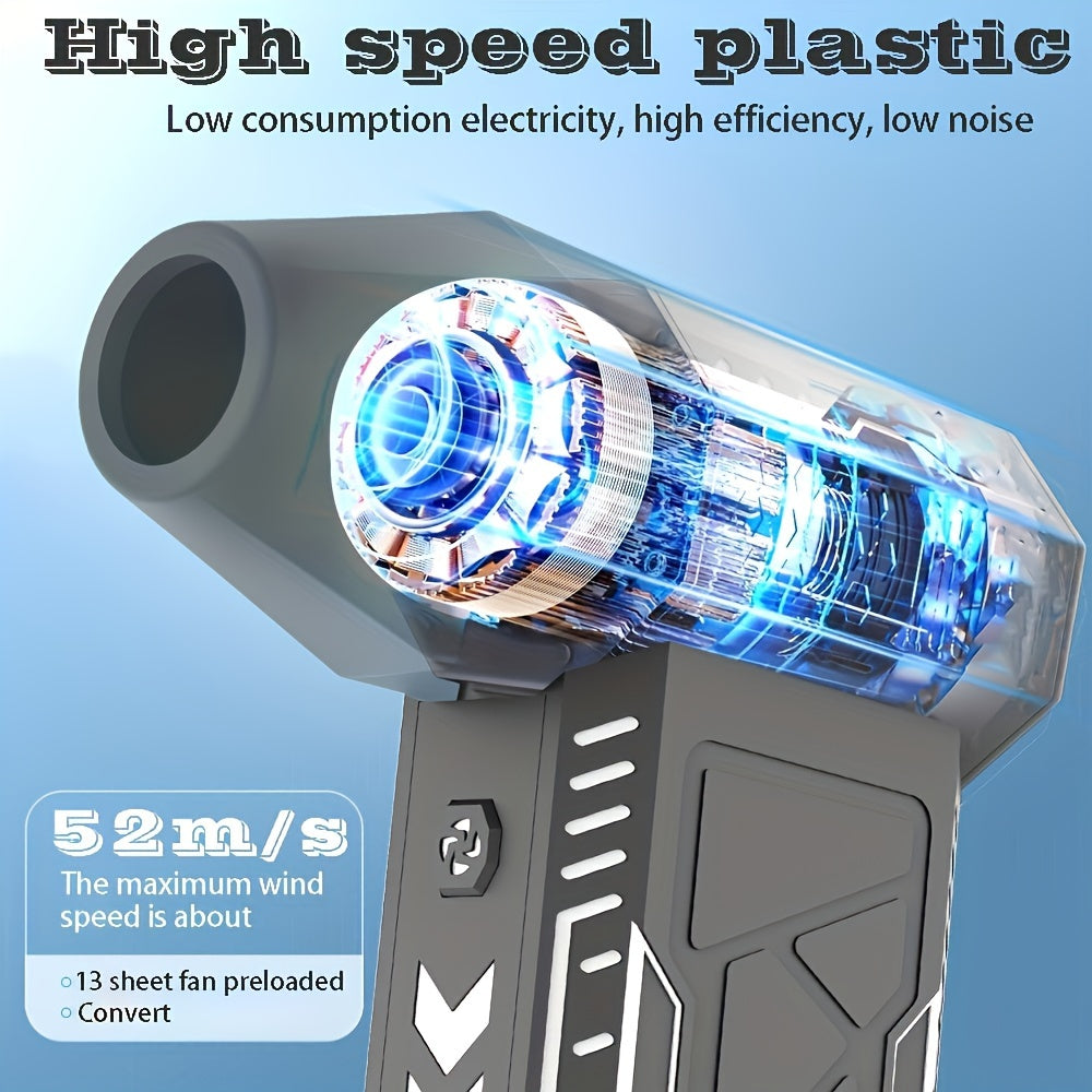 Портативный ручной воздуходув, высокая скорость 140000 об/мин, перезаряжаемый аккумулятор