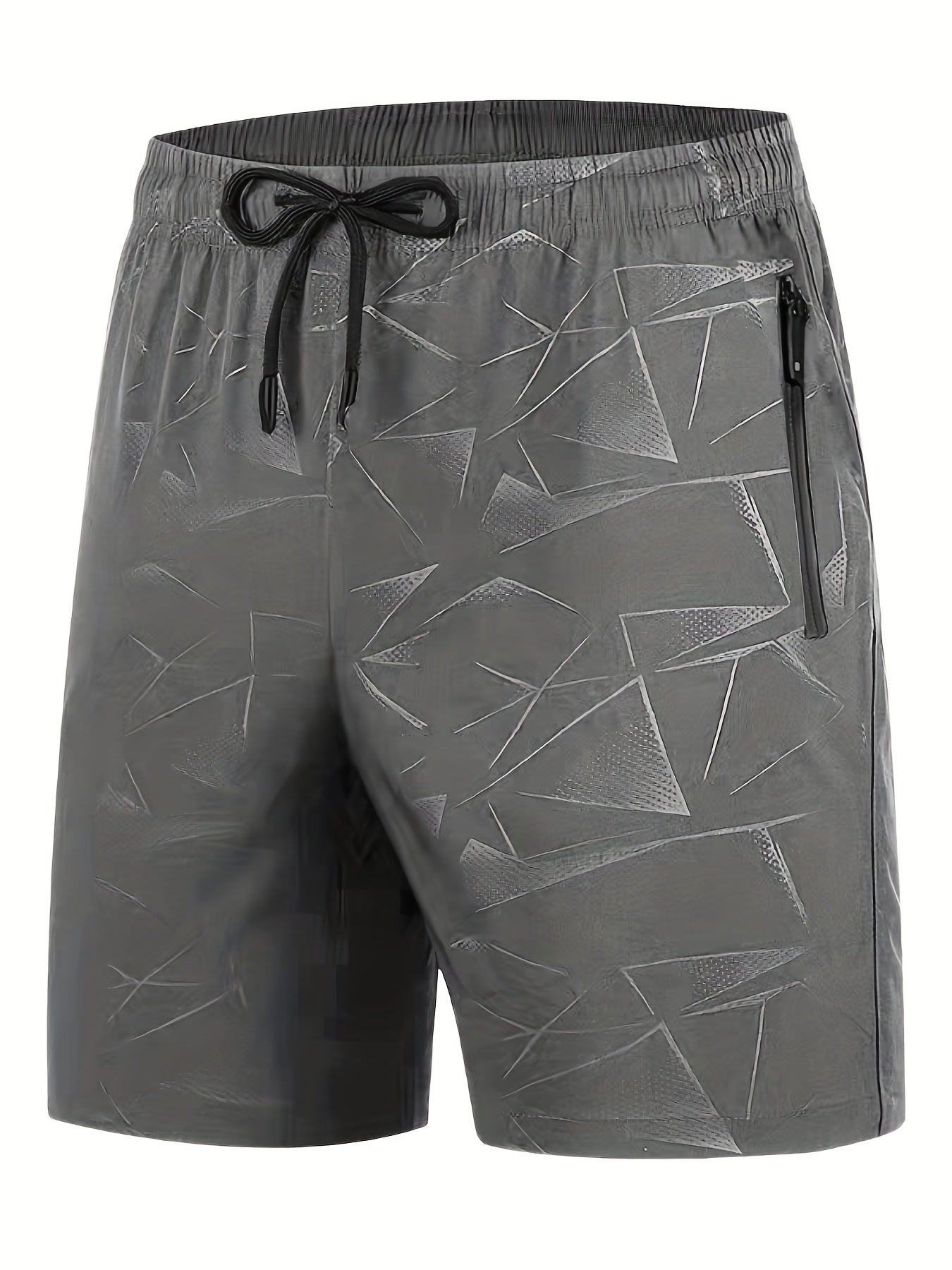 Мужской комплект из трёх предметов шорт большого размера для повседневных спортивных занятий, быстро сохнущий, дышащий, с эластичной тканью