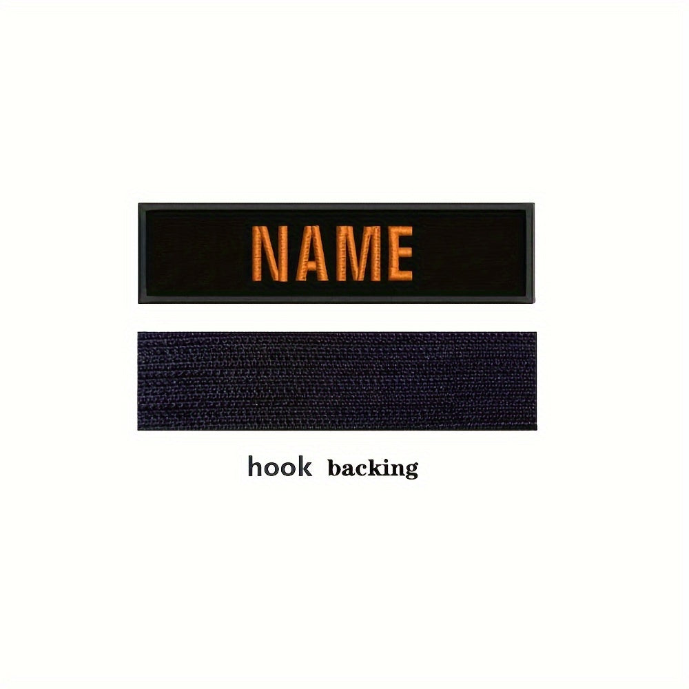 Personalized Name Patch for Bags Clothing and Hats Customizable Name Label