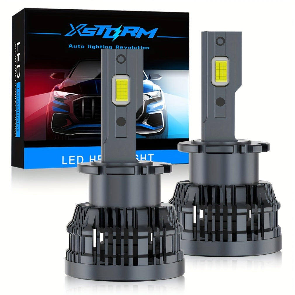 2 шт. автомобильные LED-лампочки для головного света D3S D1S D2S D4S 80000Лм 6500K для дальнего света