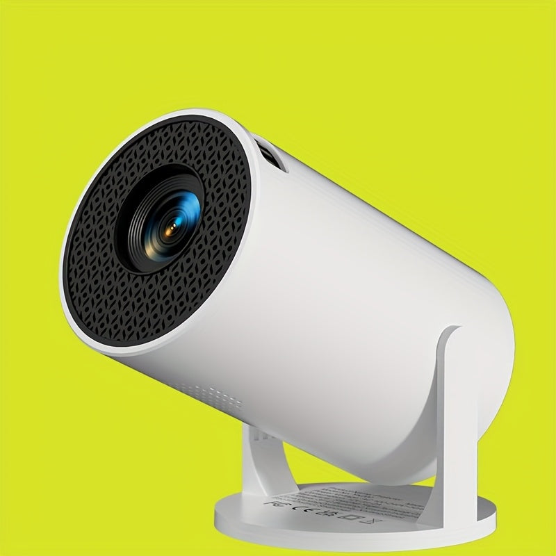 Portable HD Mini Projector with 180° Rotation, Smartphone Sharing, Built-in Speakers