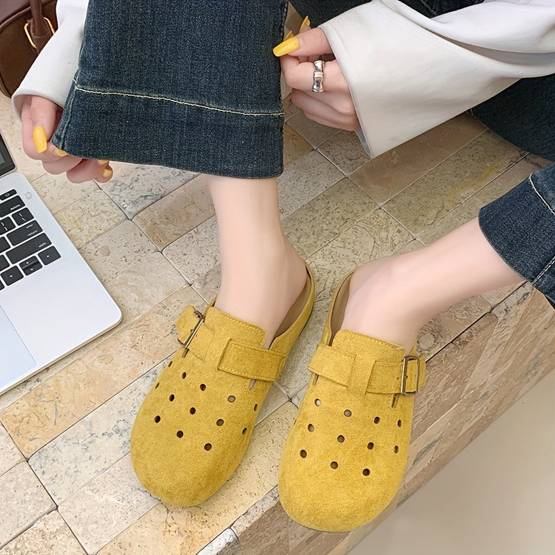 Women’s Slip-On Shoes Vintage Slippers Cushioned EVA Non-Slip TPR All-Season