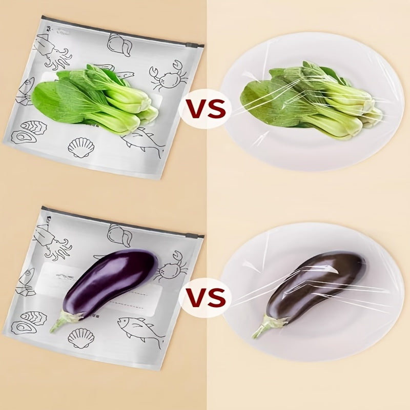 Vacuum Sealer Bags Pack of 10 Food-Grade Aluminum Foil Ziplock Storage Pouches