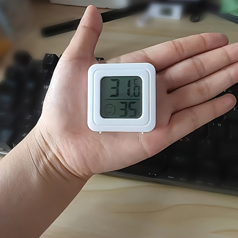 Digital Hygrometer and Thermometer Indoor Monitor with Smile Icon