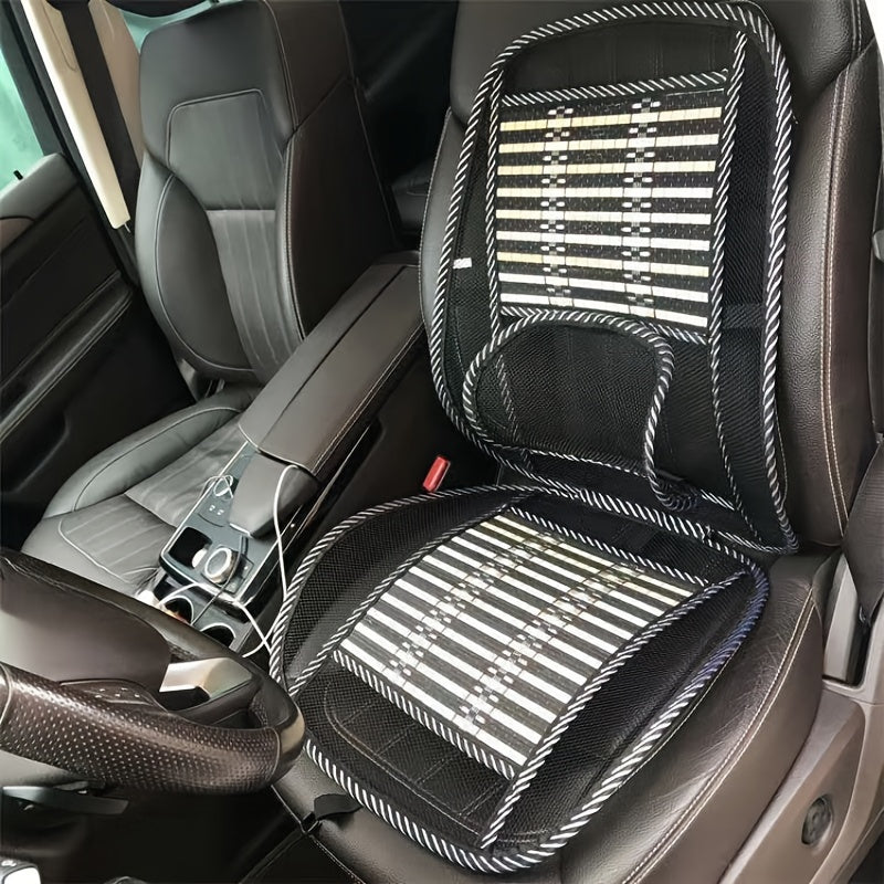 Summer Car Seat Cushion with Lumbar Support Breathable Mesh Universal
