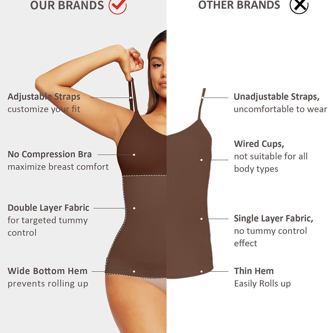 Women’s Breathable Seamless Sports Tank Top Sleeveless Stretchy Polyamide Elastane