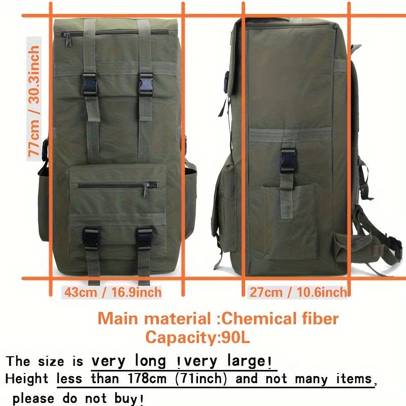 Large Capacity Camo Travel Backpack Foldable Durable Outdoor Sports Long-Distance Trip