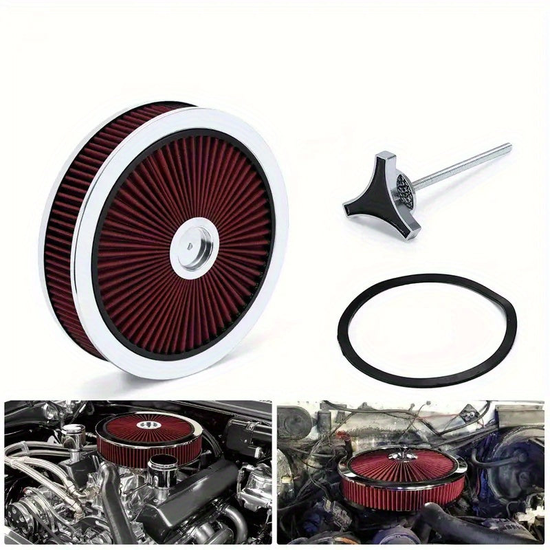 14 Inch Washable Round Ventilated Vent Cap Air Filter Replacement