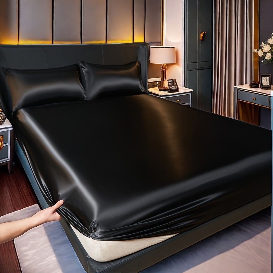 Satin Bed Sheet Set Twin Full Queen King Soft Comfortable Skin Hair Friendly