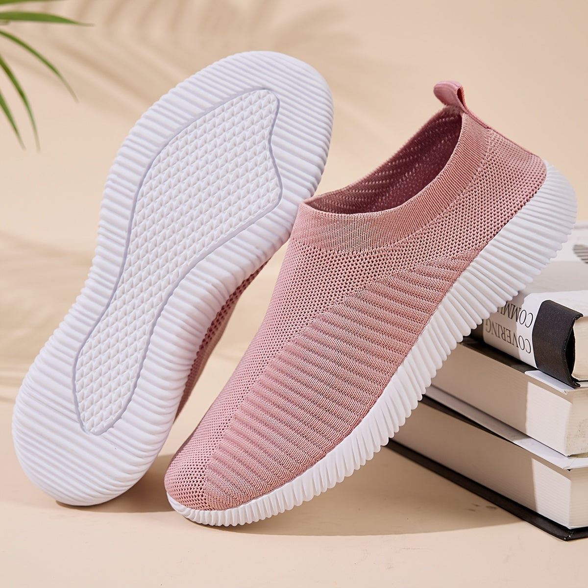 Ayollar uchun tarmoqli slip-on sport poyabzali yengil kundalik poyabzal barcha mavsumlar