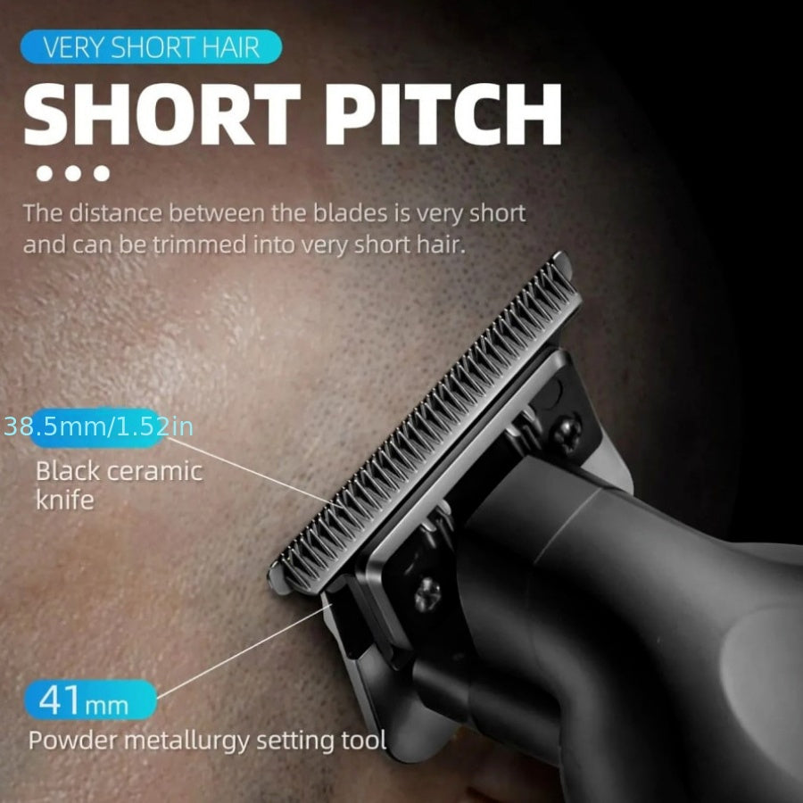 Set de cortapelos y recortadora profesional 2296 2299 inalámbrico recargable por USB