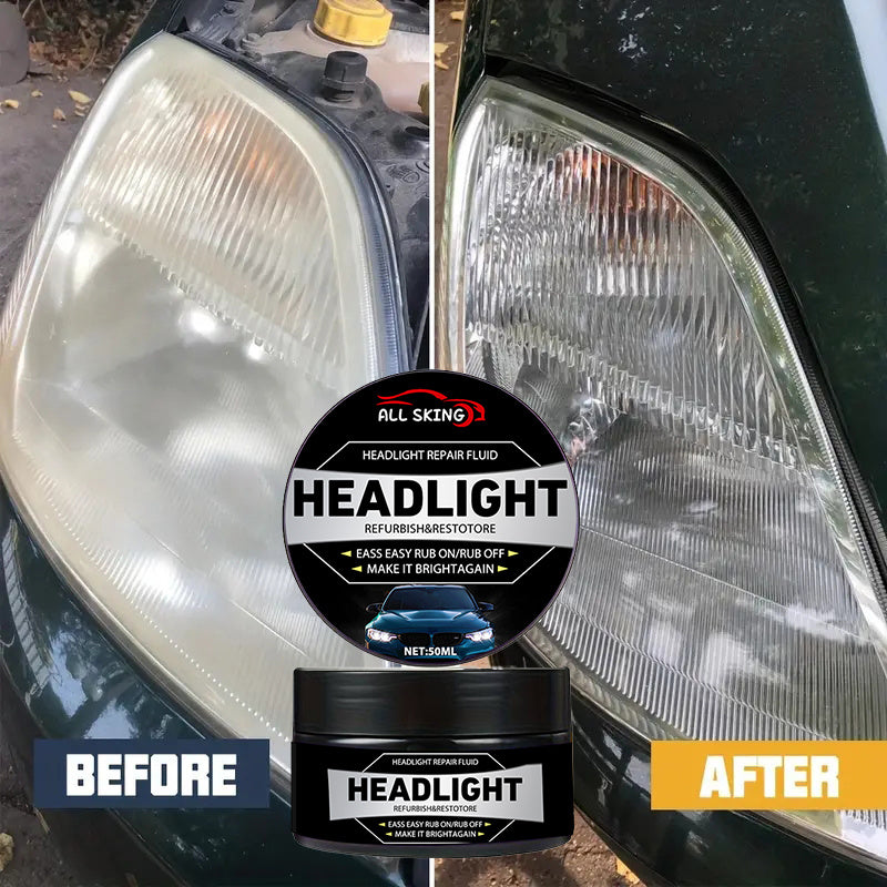 Universal Car Light Repair Kit - Light Polish, Oxidation Remover