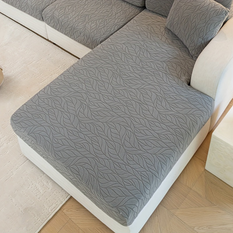 Чехол для дивана из жаккардовой ткани, растяжимый и стойкий к пятнам, универсальный размер для всех сезонов, нескользящий чехол для дивана для домашнего декора.