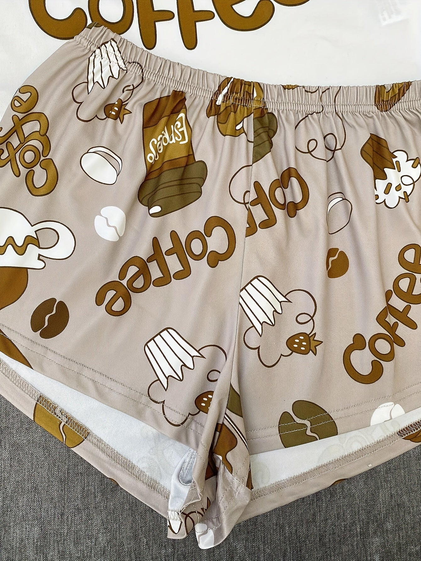 Women's Casual Cotton Cartoon Lounge Set