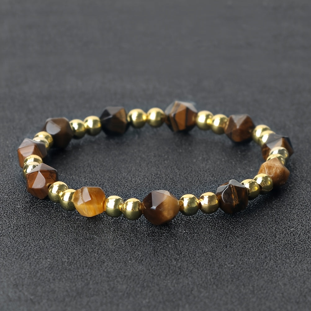 Natural Aventurine and Dongling Stone Beaded Bracelet for Women 8mm Healing Jewelry