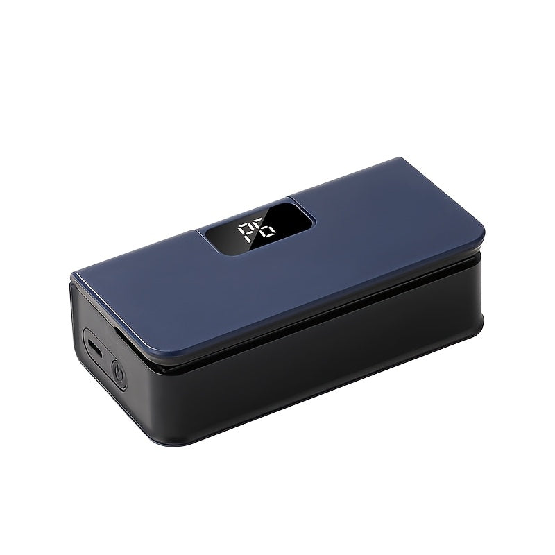 Mini Snack Sealer USB qayta tiklanadigan raqamli displey 6 tezlikli kompakt oziq-ovqat yopishqoq