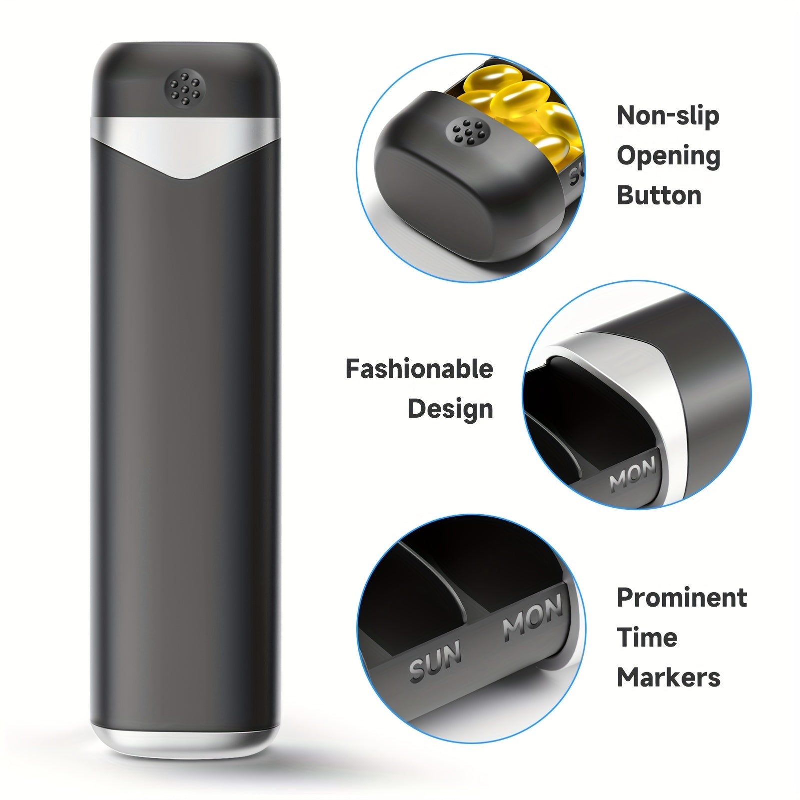 Har xil haftalik, kundalik va sayohat uchun dori tashkilotchilari.