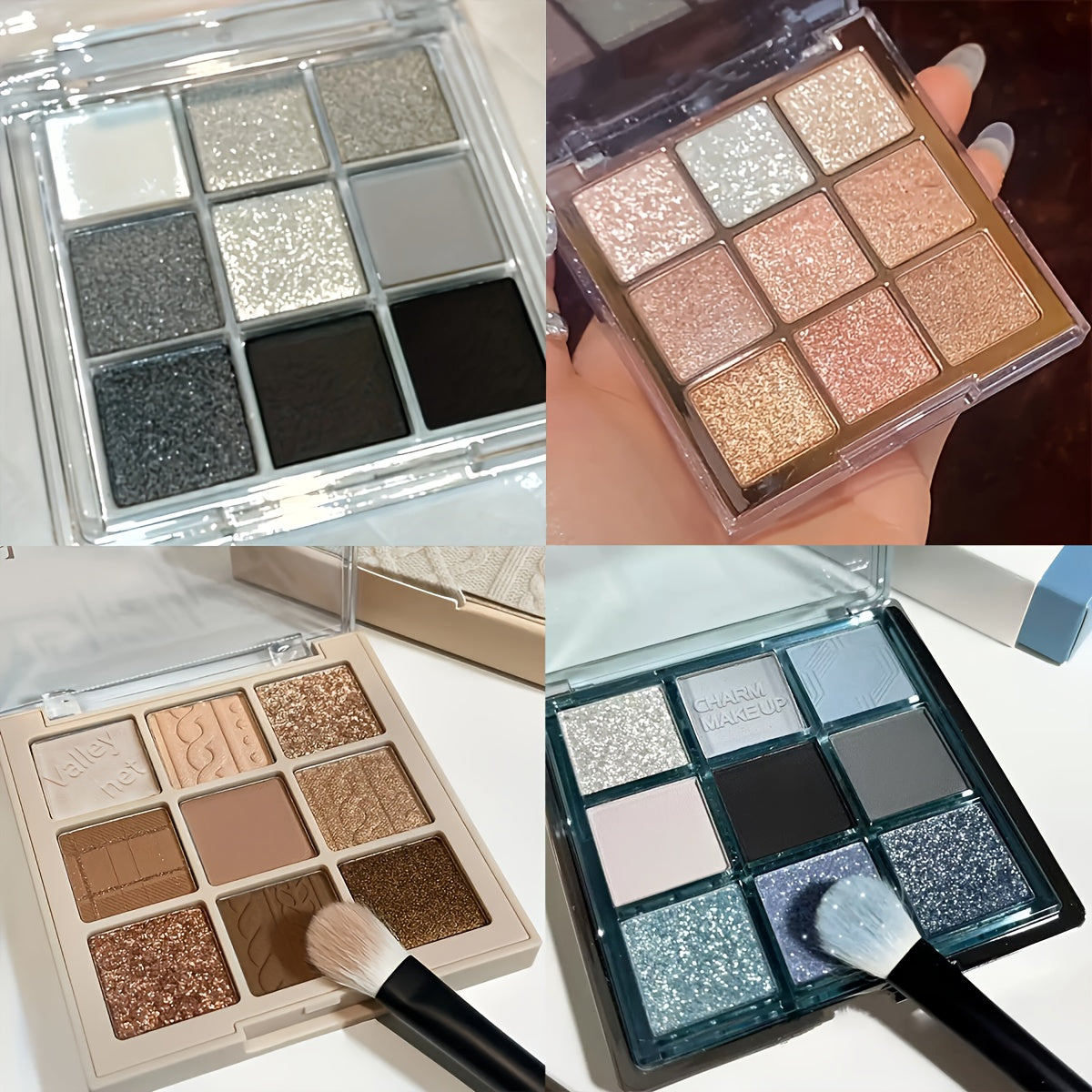 Женский водостойкий матовый перламутровый набор теней для век из 9 цветов, стойкий к дымчатому макияжу