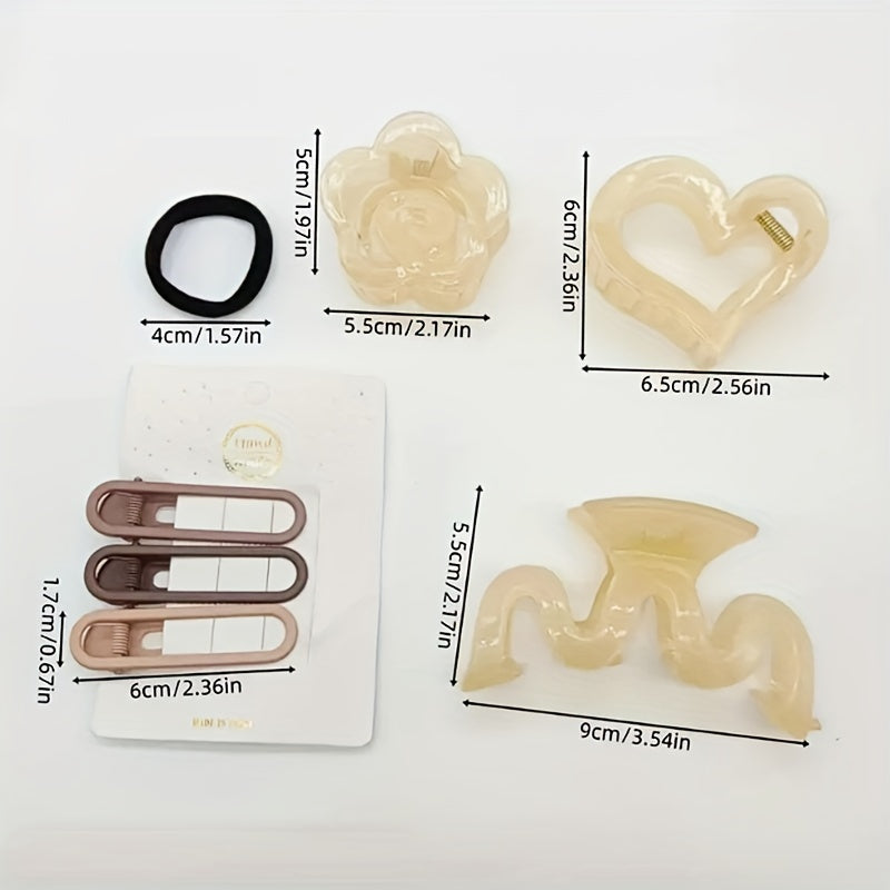 Women’s Plush Hair Clips Autumn Winter Color Small Hair Accessories Gift