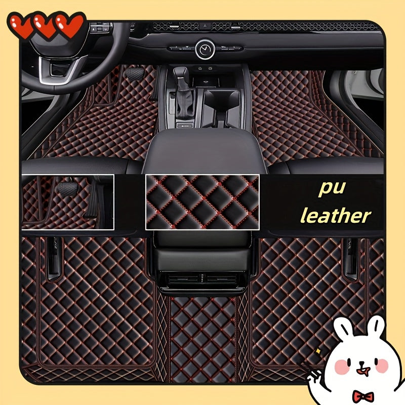 Rangli PU charmashiq avtomobil podalniki matolari sedan uchun suv o'tkazmaydigan changga qarshi chizishga qarshi qattiqlik