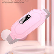 Pushti USB qayta zaryadlanadigan isitish kamar - 3 ta harorat sozlamasi, 4 ta vibratsiya rejimi - Belni iliq tutish - Ayollar uchun ideal sovg'a