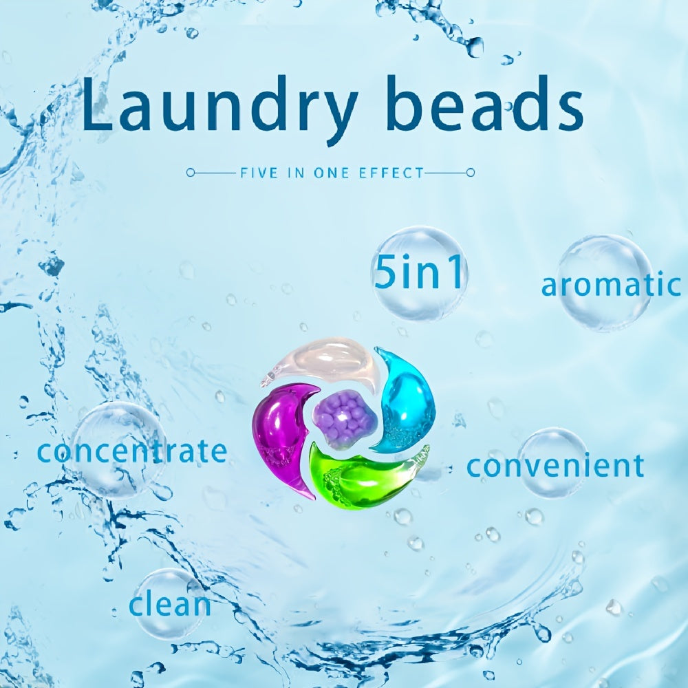 30 Laundry Detergent Pods 5-in-1 Deep Clean Softening Stain Remover
