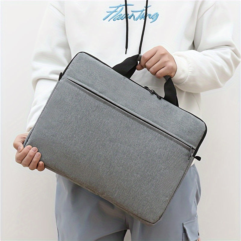 Ko'p maqsadli noutbuk sumkasi, suv o'tkazmaydigan naylon materialidan tayyorlangan, katta sig'imga ega, kengaytiriladigan xususiyatlari bilan, erkaklar va ayollar uchun biznes va norasmiy foydalanishga mos. Sayohat, ish va uchun mukammal.