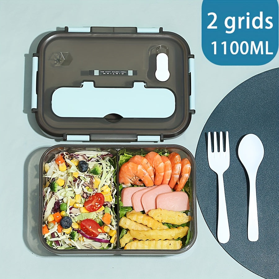 Microwave-Safe BPA-Free Plastic Lunch Box Leakproof Durable for Travel Camping Office