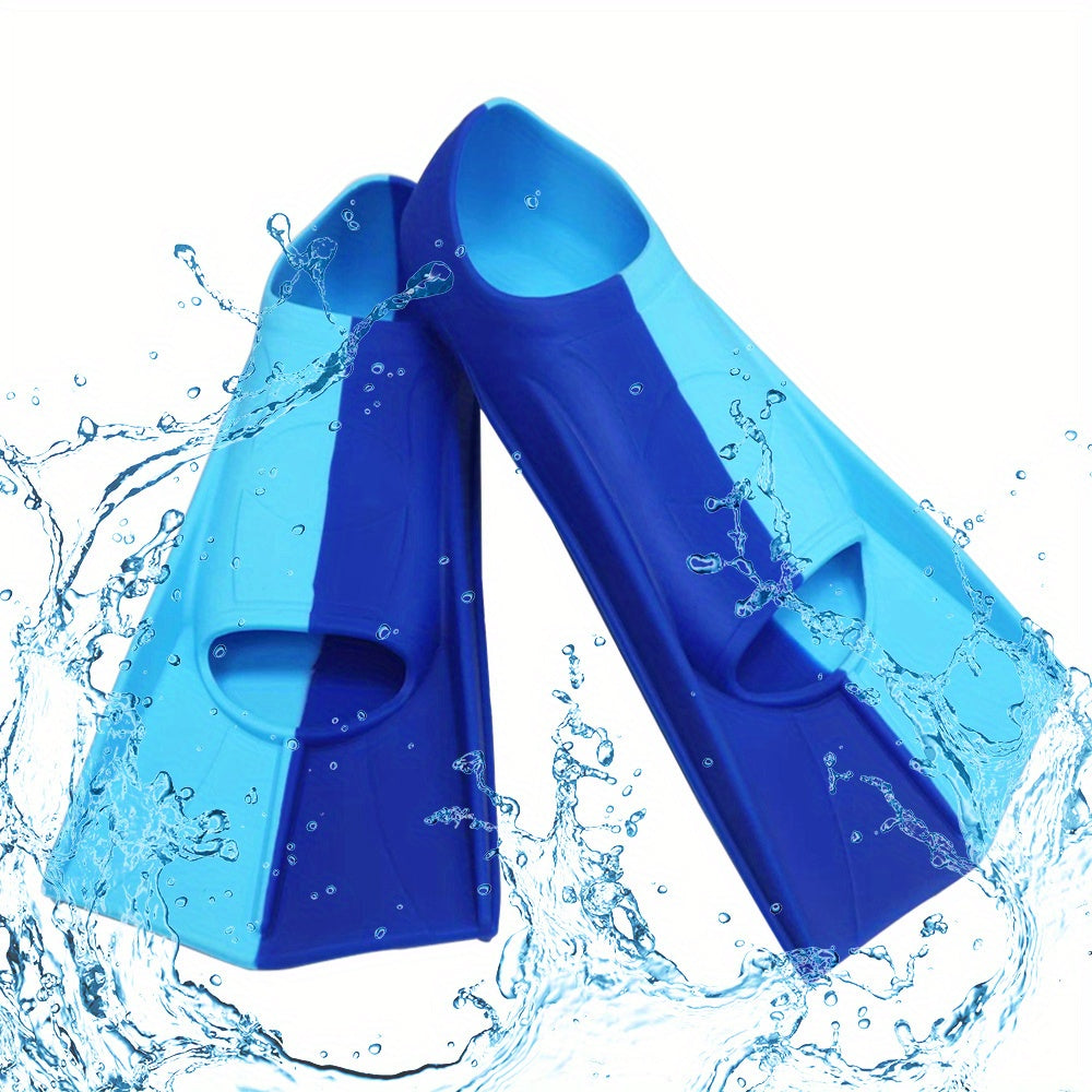 Kids Silicone Swim Fins for Beginners Full Foot Mixed Color