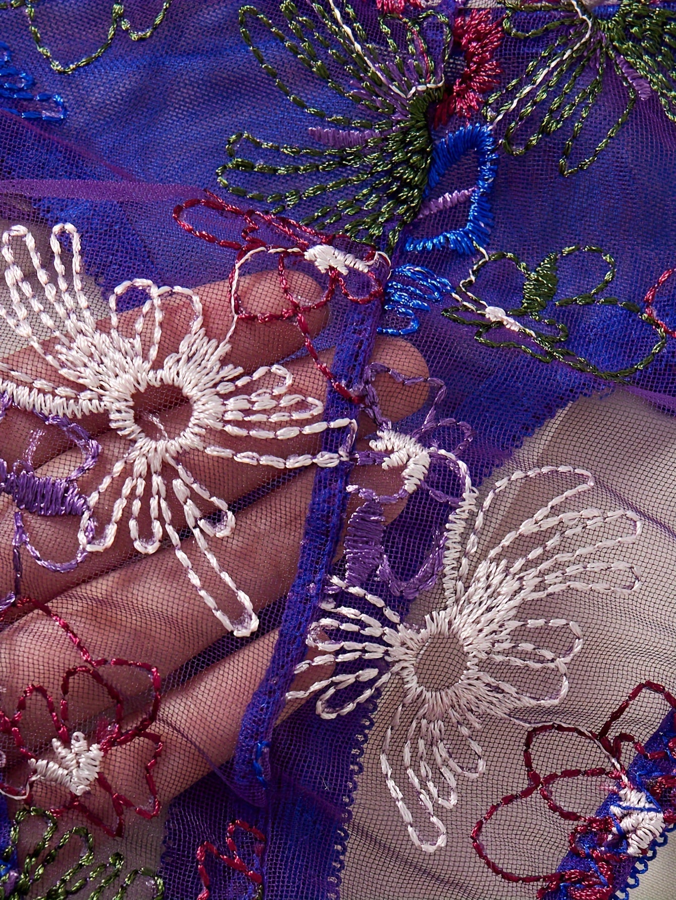 Women's Valentine's Day Bodysuit Mesh Embroidered Print Polyester Elastane