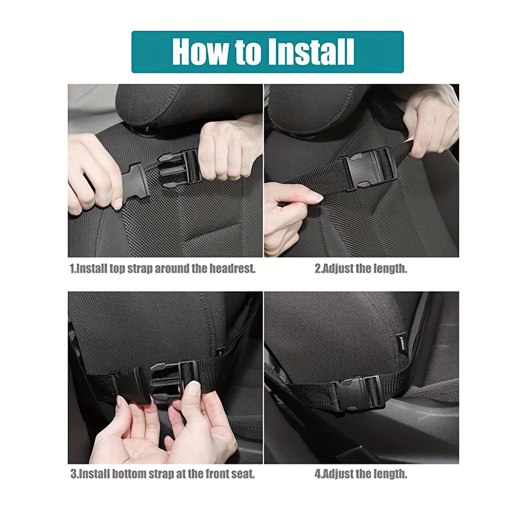 Bolalar orqa o'rindiq uchun planshet tutgichi va tarmoq cho'ntaklari bilan avtomobil o'rindiq tashkilotchisi