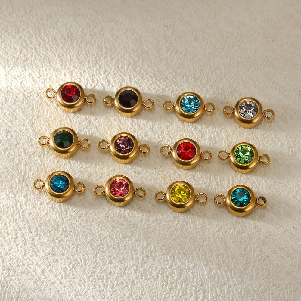 Zarif 18K Oltin Qoplamali Noxush Po'lat Ism Bilaguzuk, Sintetik Zirkoniya bilan, Vintage Uslubida Maxsus Tug'ilgan Kuni Zargarlik Buyumlari Har Kunlik Kiymak va Maxsus Tadbirlar Uchun