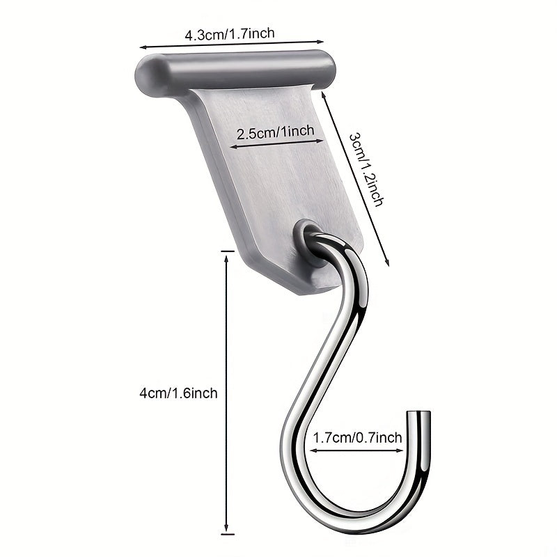 12/24PCS RV Awning Hooks Set Camping Light Hangers S-Shaped Indoor Outdoor