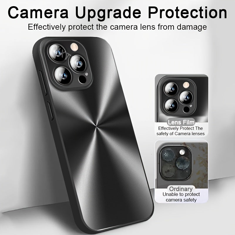 Laser Shockproof Phone Case for iPhone 11-16 Pro Max Plus with Lens Protector
