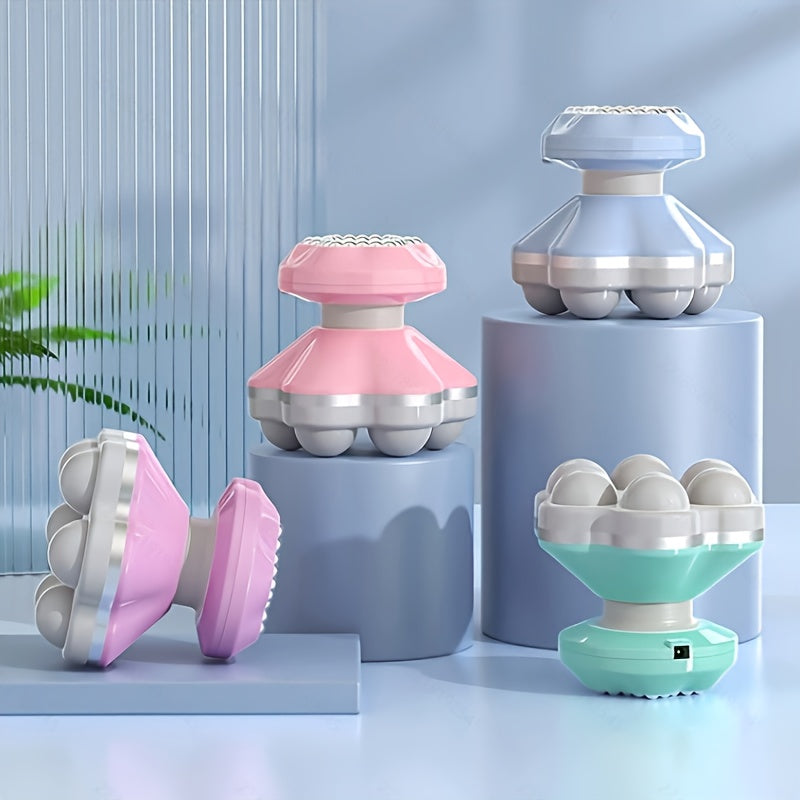 Mini Portable Massager with Six Vibrating Feet for Whole Body Use